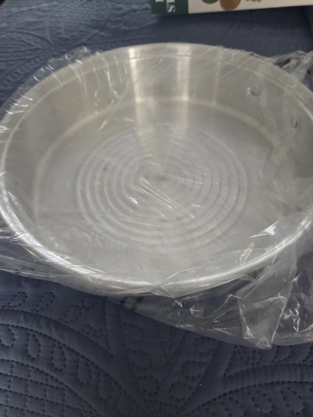 Aluminum Round Cooking Pan - Silver